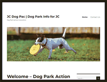 Tablet Screenshot of jcdogpac.org